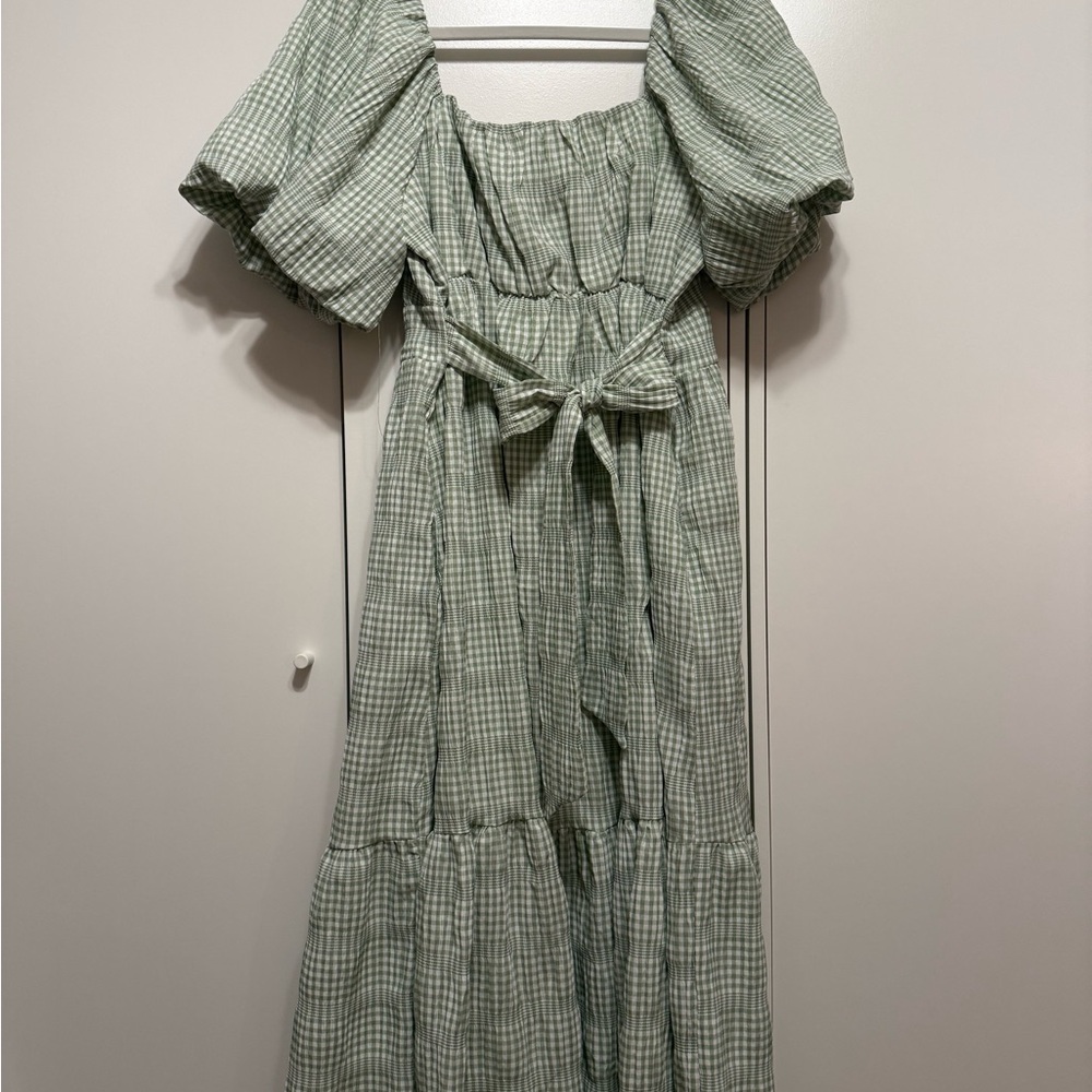 Ces Femme Puff-Sleeve Maxi Dress - Picture 2 of 3